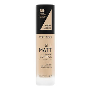 Base De Maquillaje All Matt Shine Control Catrice - 020 Neutral Nude Beige