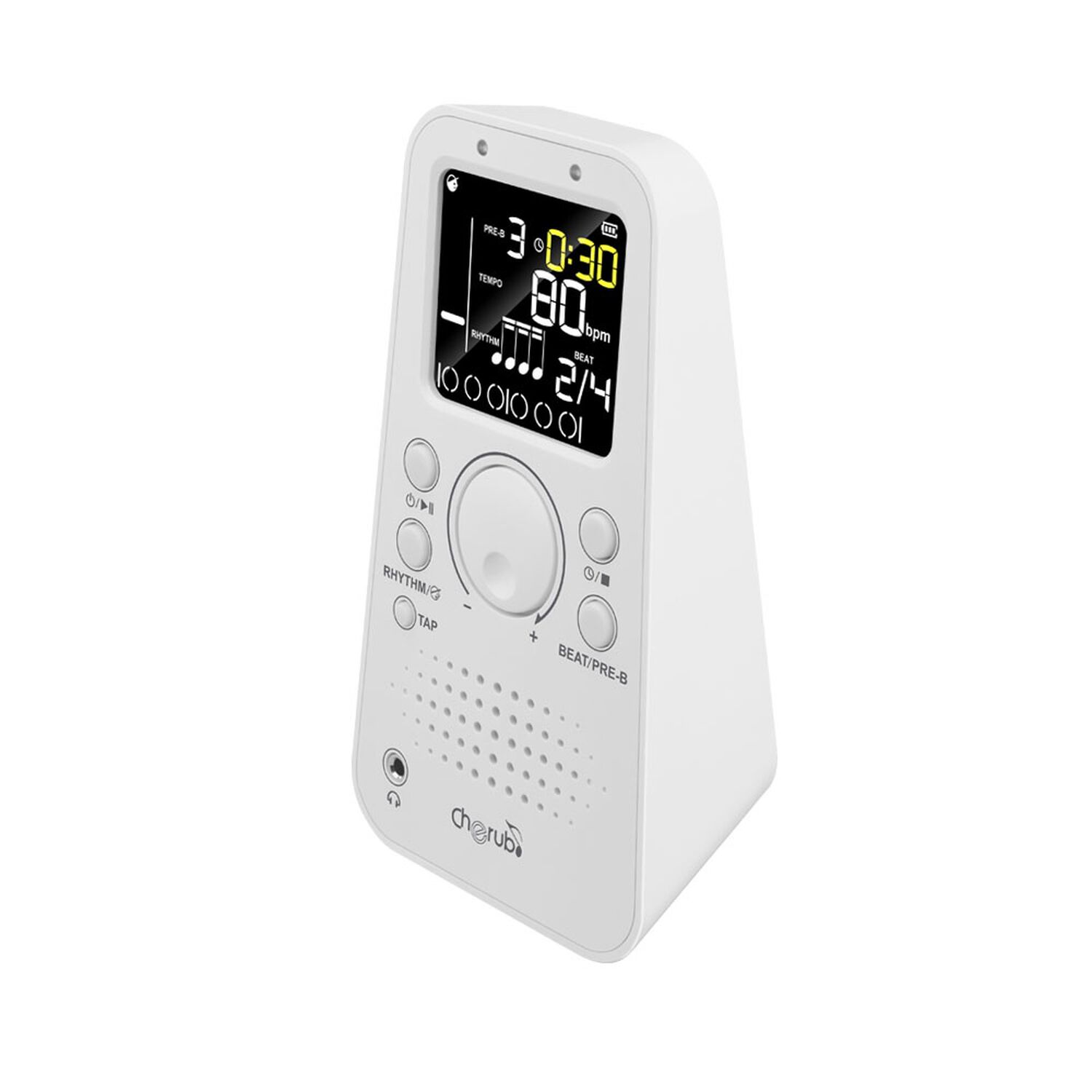Metr&oacute;nomo Recargable Blanco Wsm-289 Cherub image number 1.0