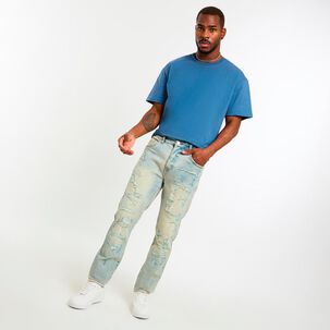 Jeans Tiro Medio Skinny Hombre Rolly Go