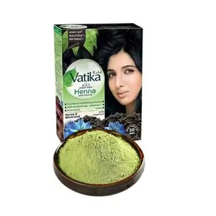 Vatika Henna Tintura Coloraci&oacute;n Negro 6 Sachets
