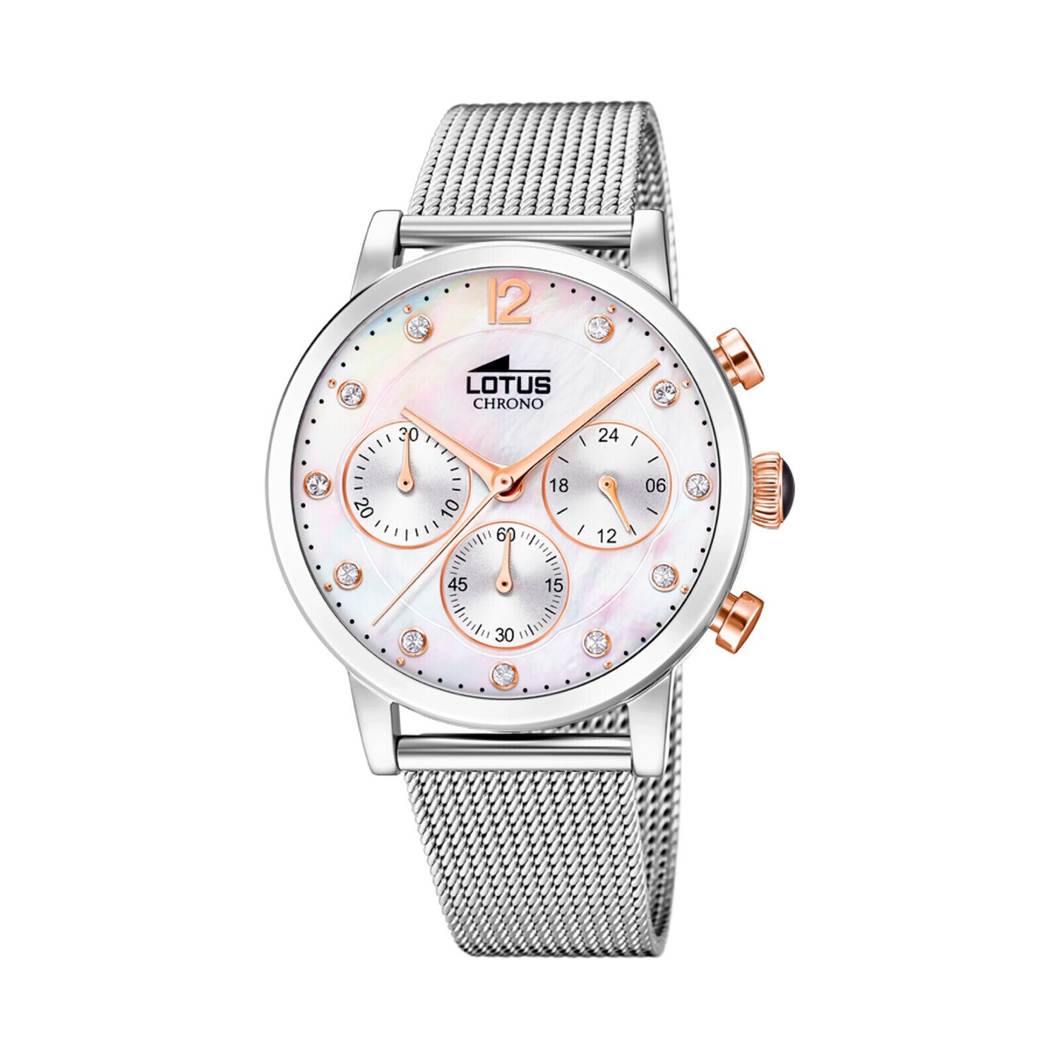 Reloj 18676/1 Lotus Blanco Mujer Trendy image number 0.0