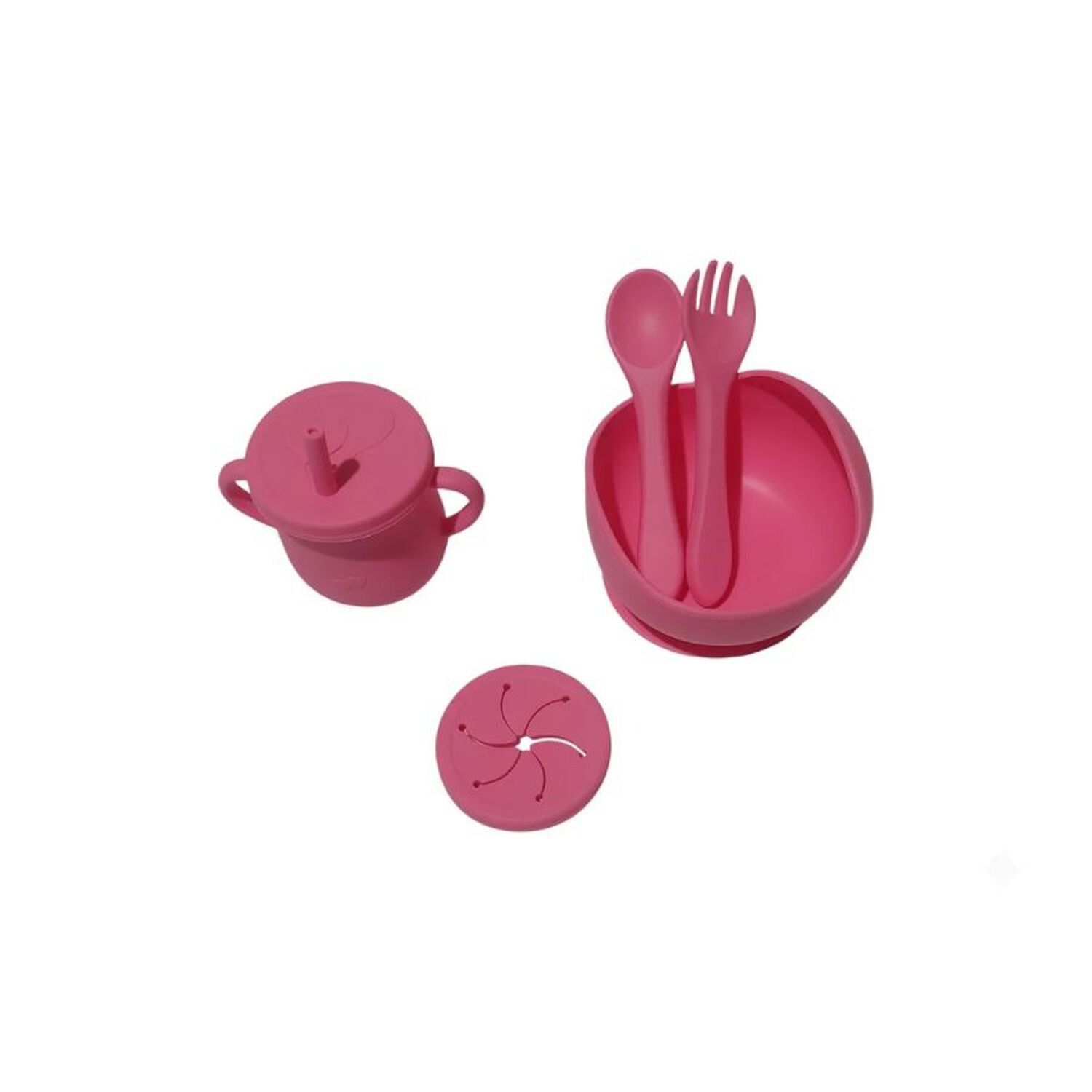 Set Alimentacion Bebe Silicona Plato Cangrejo image number 4.0