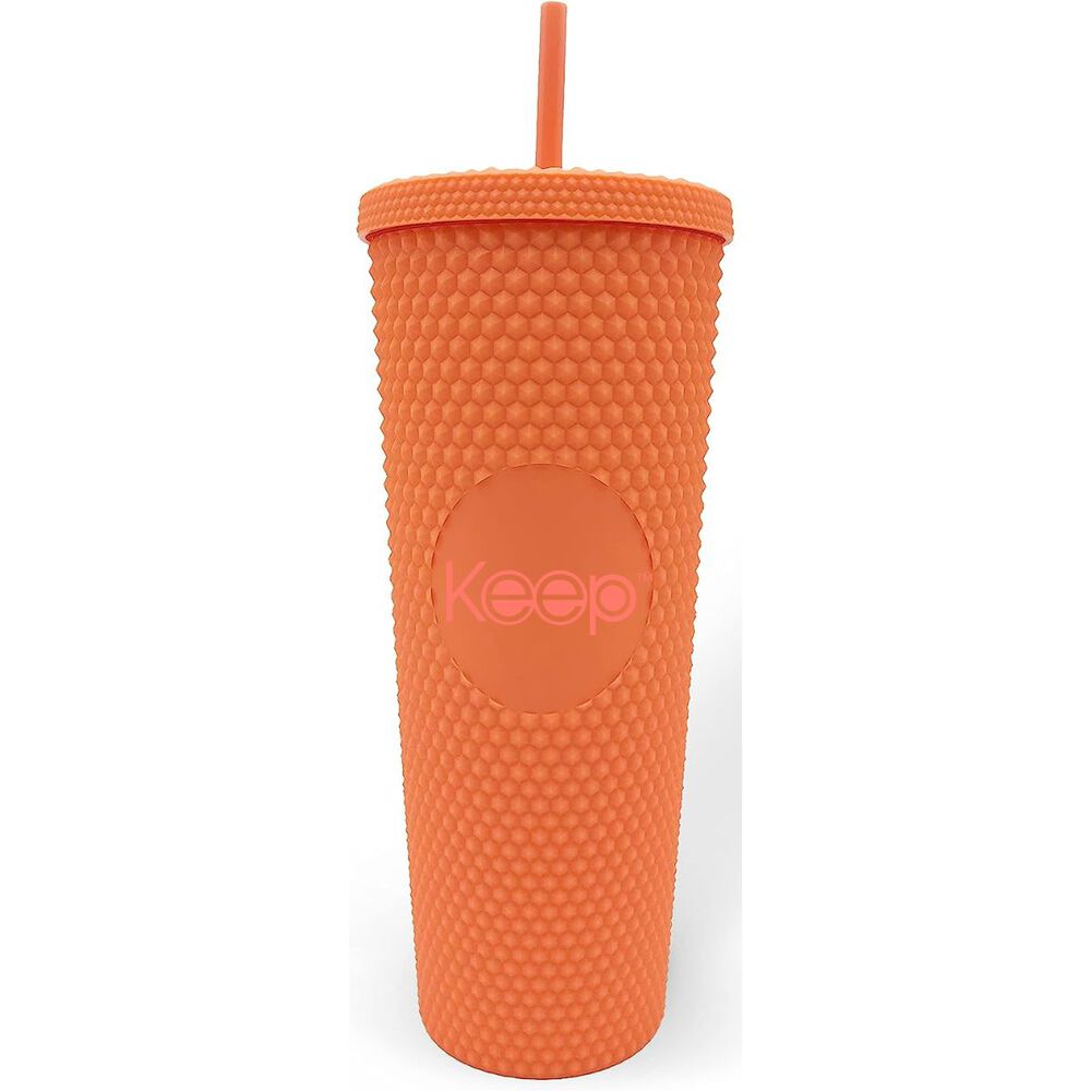Vaso Tumbler Venti Con Bombilla 710ml Keep Naranja image number 0.0
