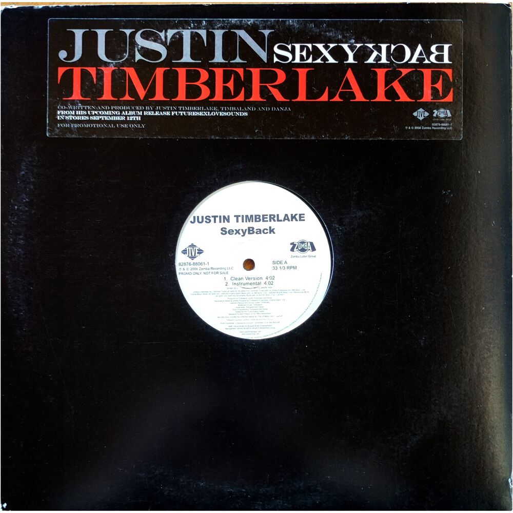 Justin Timberlake - Sexy Back | 12" Maxi Single Usado image number 0.0