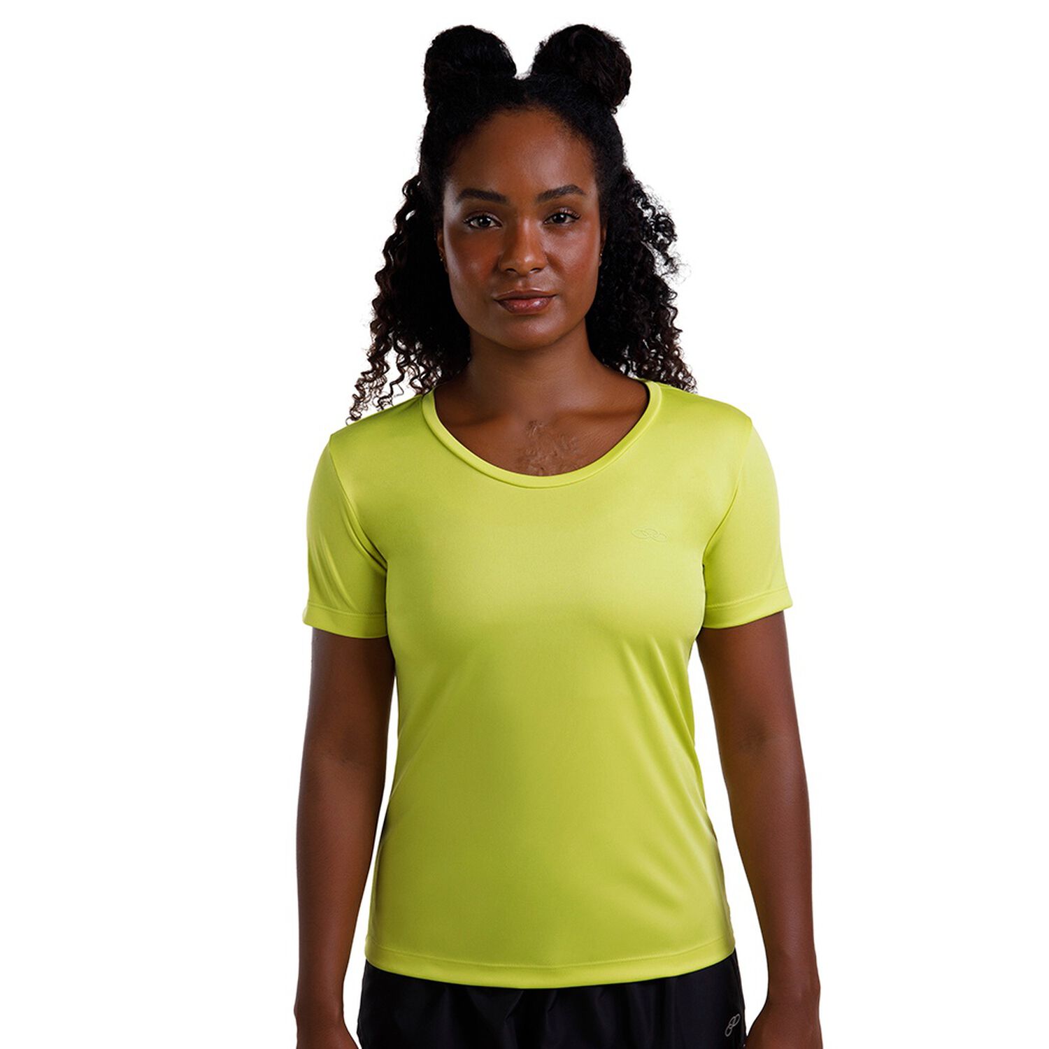 Polera Essential Manga Corta Lima Mujer image number 0.0