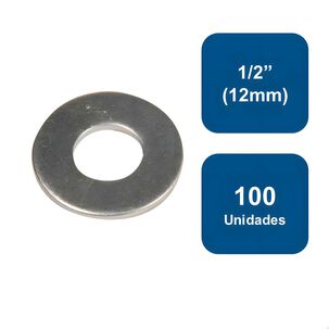 Golilla Plana Calibrada Zincada 1/2" (12mm) 100un. - Anclajes