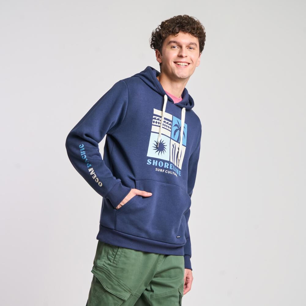 Polerón Estampado Slim Cuello Alto Con Capucha Hombre Ocean Pacific image number 2.0