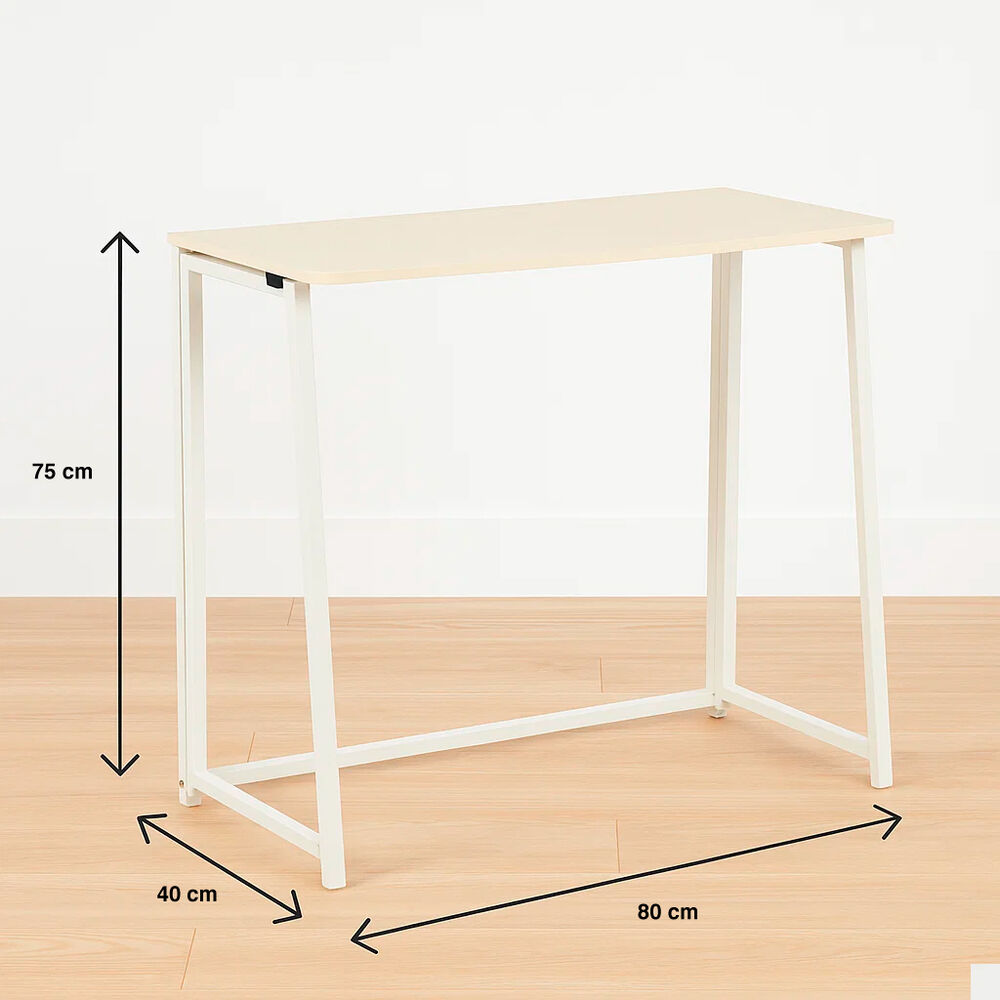 Escritorio Flex Compacto Mdf - Natural Blanca image number 3.0
