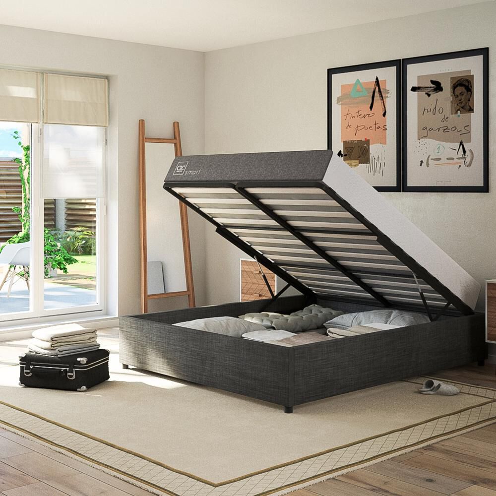 Cama Baúl Cic Ortopedic Advance / 2 Plazas / Base Normal + Velador image number 11.0