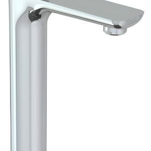 Monomando Lavatorio Llave Modelo Bruna Alto High Stretto Acabado Cromado Color Cromo