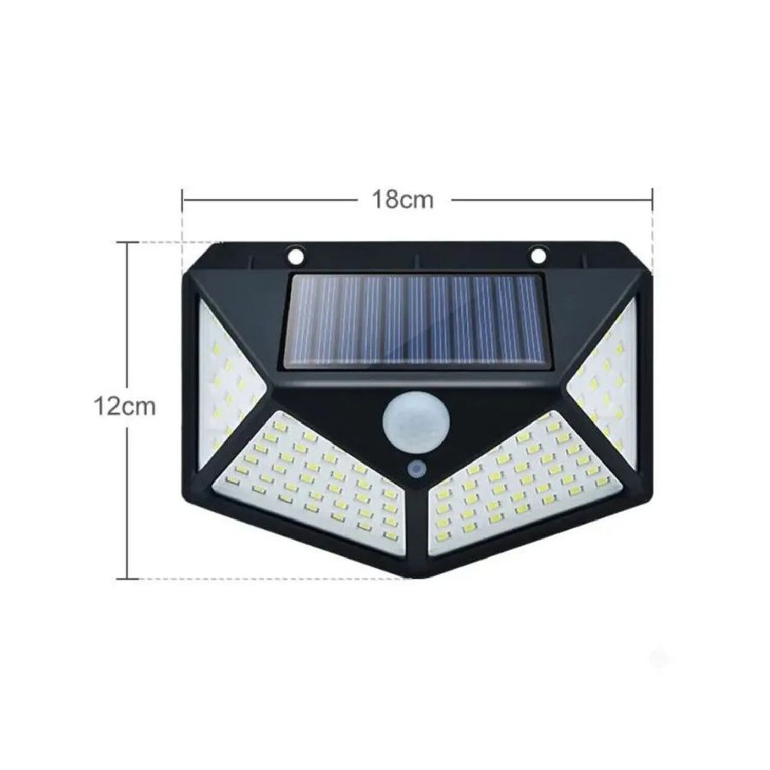 Foco Solar Led Exterior Sensor Movimiento Recargable Irm image number 3.0