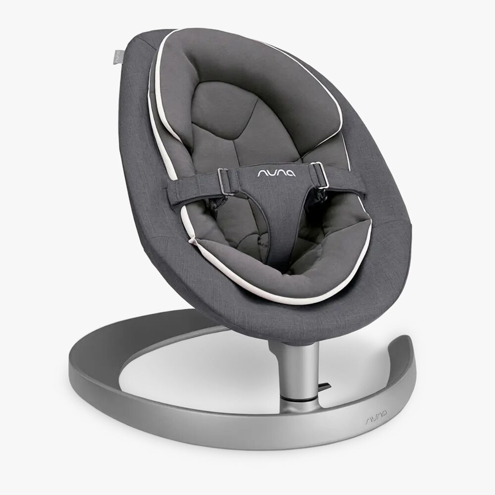 Silla Nido Baby Bouncer Leaf Grow Granite Nuna image number 0.0