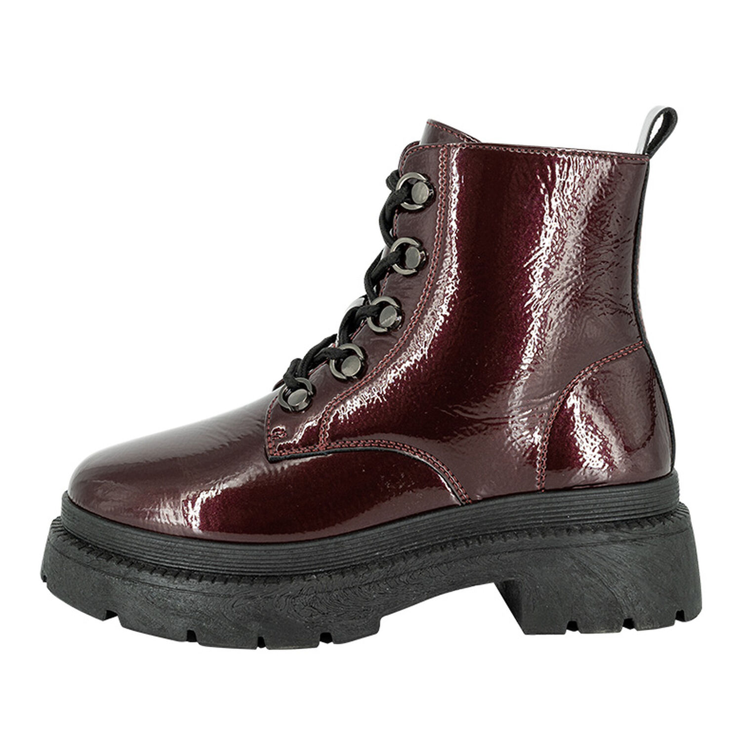 Botin Indo Burdeo Charol Alquimia image number 1.0