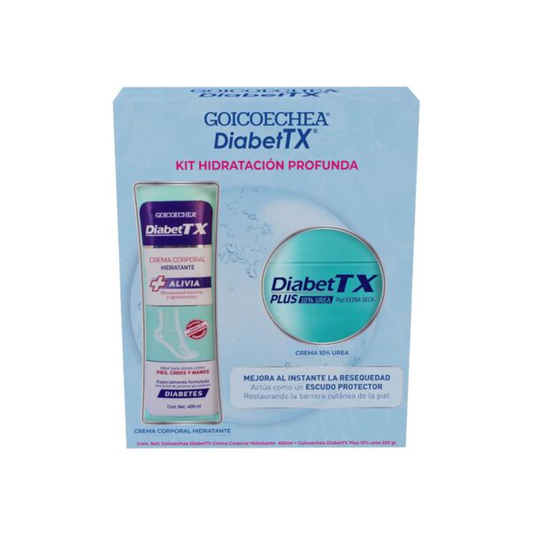Pack Diabet Tx Crema Urea 10% + Emulsi&oacute;n 400 Ml