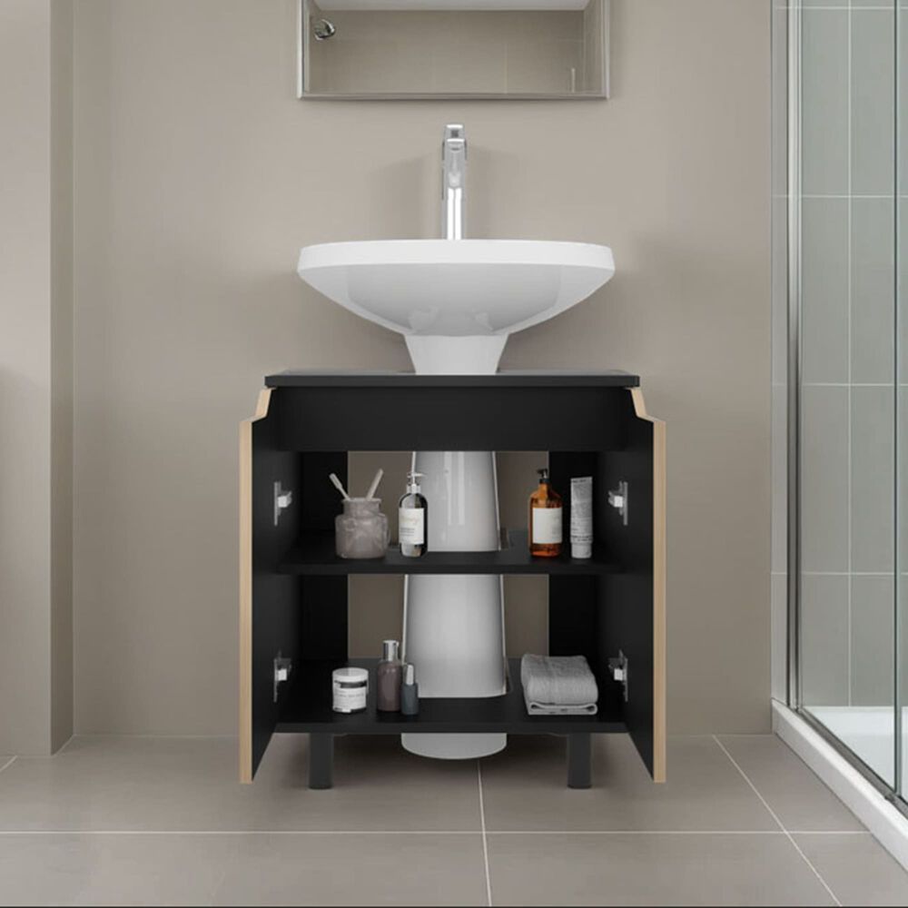 Mueble Para Lavamanos 63x55x41.3 Cm 2 Puertas image number 4.0