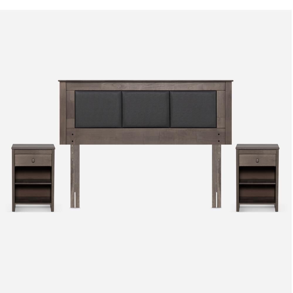 Cama Europea Rosen New Style 4 Plus / 2 Plazas / Base Normal  + Set Maderas Rachel Gris image number 2.0