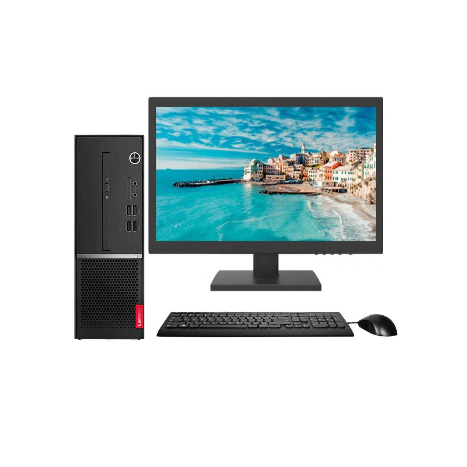 Kit Monitor + Pc Lenovo V530s Sff | Intel Core I5 9. Gen | 8gb Ram | 256gb Ssd | W11 | Reacondicionado Grado A image number 0.0