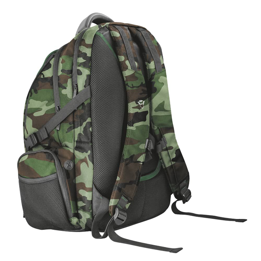 Mochila Gamer Trust Gxt 1250c Xl Kamo Military Reforzada 23868 image number 4.0