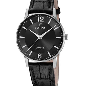 Reloj F20690/4 Festina Negro Hombre Correa Clásico