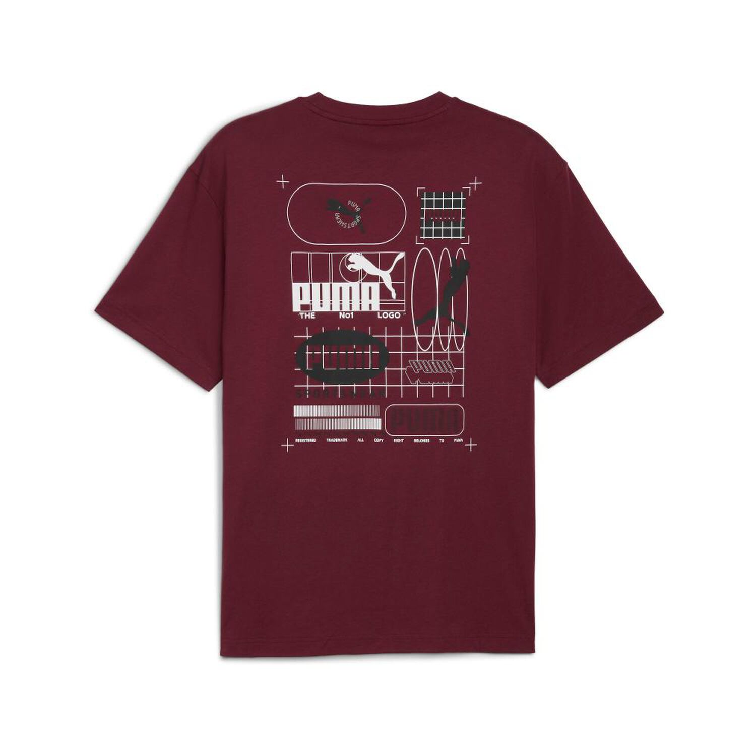 Polera Deportiva Hombre Puma Graphic Grid Tee image number 1.0
