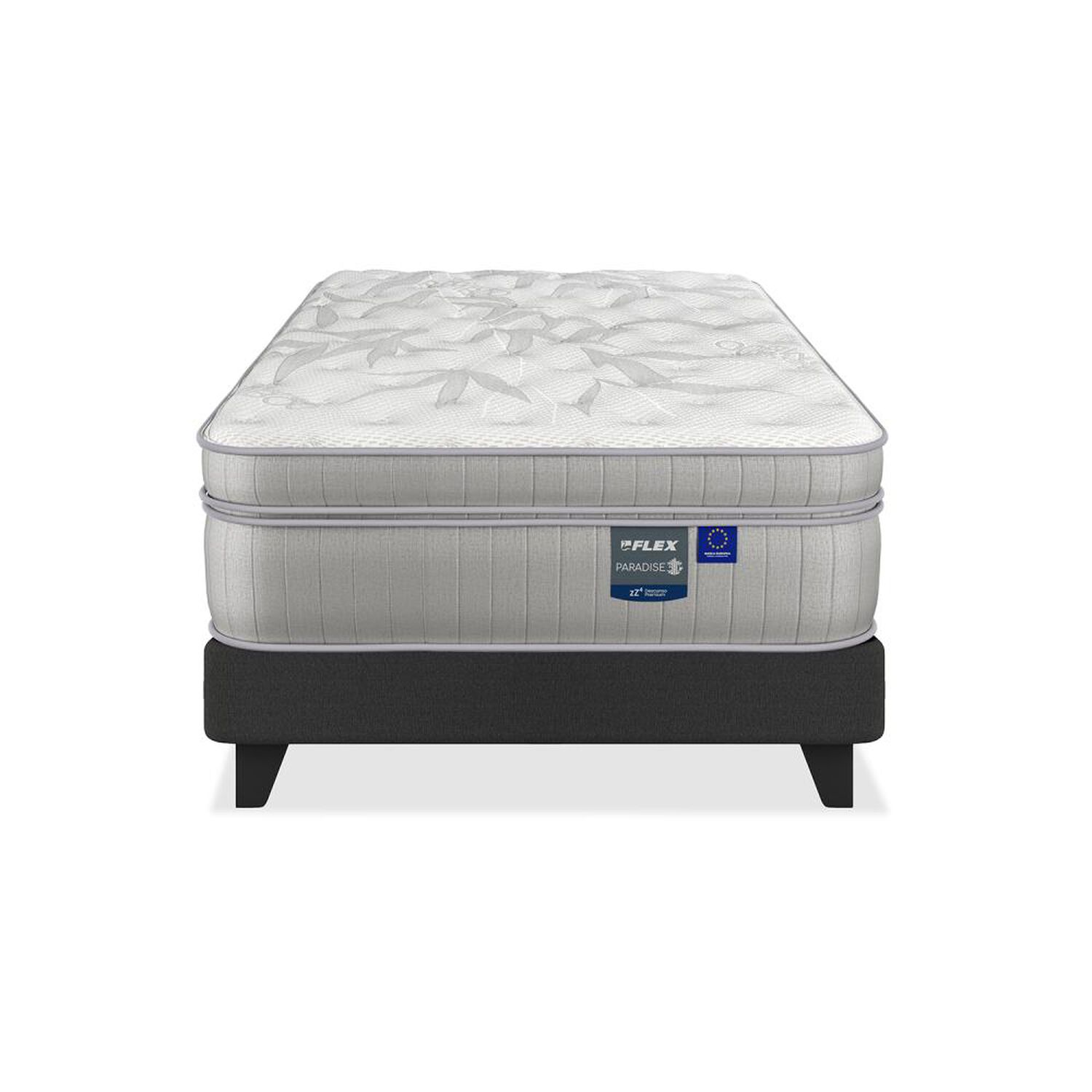 Cama Europea Flex Paradise / 1.5 Plazas / Base Normal image number 1.0