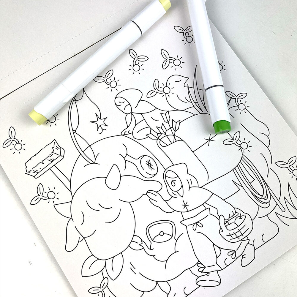 Libro Para Colorear Criaturas Ocultas Por Burhoy image number 3.0