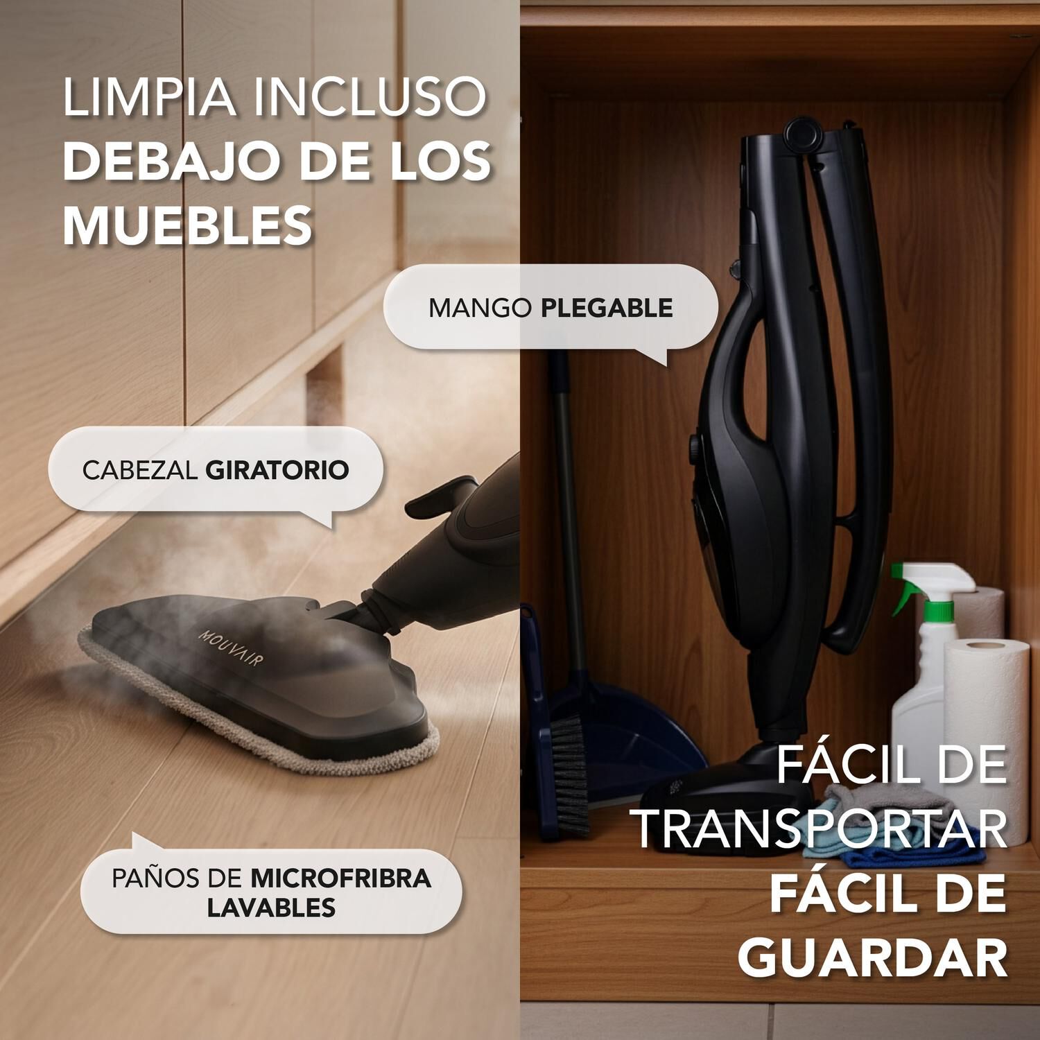 Mopa A Vapor 8 En 1 Mouvair Steam image number 4.0