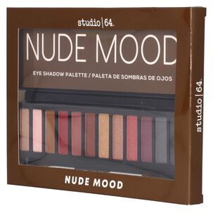 Paleta De Sombras De Ojos Nude Mood Studio 64