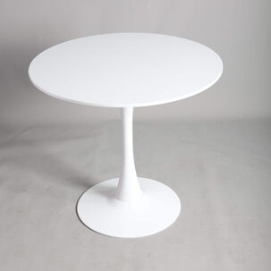 Mesa Tulip Redonda 60 Cm Diámetro Blanca