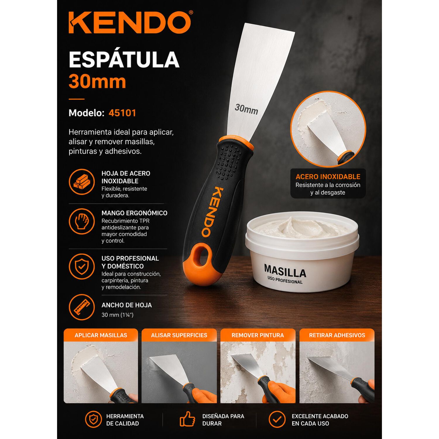 Esp&aacute;tula Kendo 30mm 45101 image number 4.0