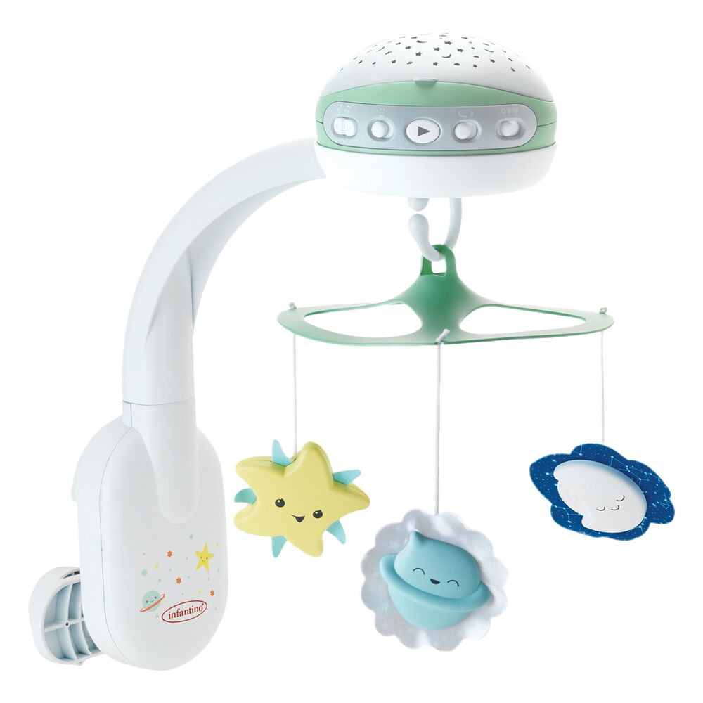 Móvil Proyector Musical 3 En 1 Verde Infantino image number 0.0