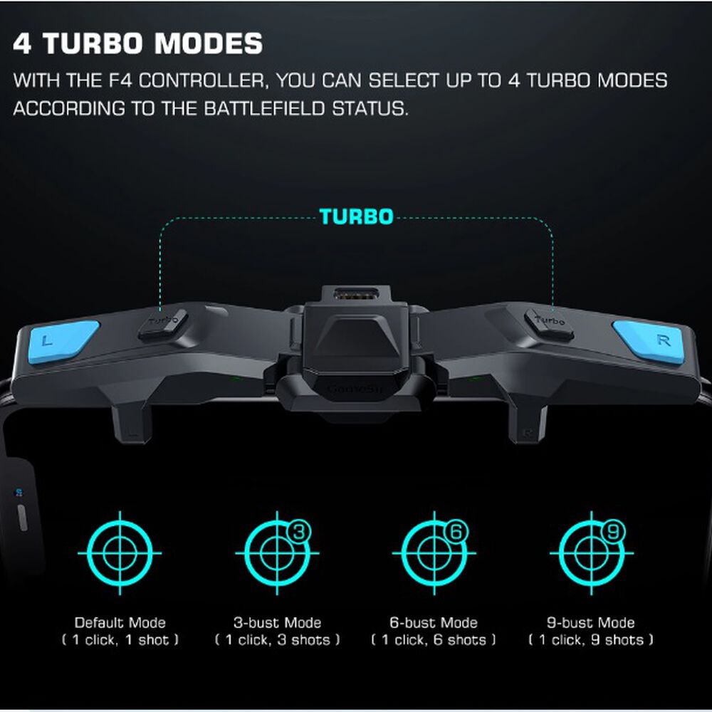Gatillo Gamer Falcon Gamesir F4 Mando Para Juegos De Celular Movil image number 1.0