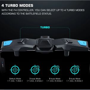 Gatillo Gamer Falcon Gamesir F4 Mando Para Juegos De Celular Movil