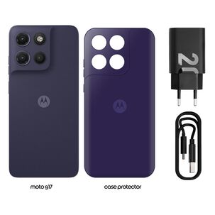 Smartphone Motorola Moto G17 / 128 GB / Ar&aacute;ndano / Liberado