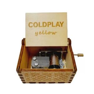 Caja Musical Coldplay Yellow