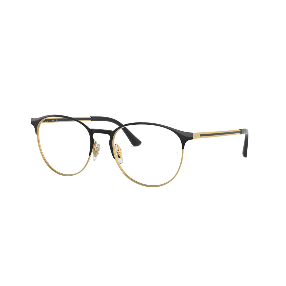 Lentes Ópticos Negro Sobre Dorado Ray-ban Optical image number 1.0