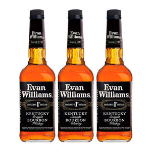 3 Whisky Evan William Black, Whiskey Bourbon