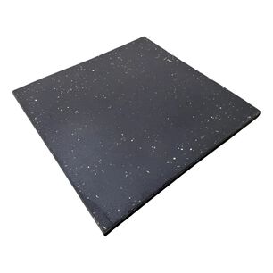 Piso Caucho Gimnasio Alto Trafico 100x100cmx20mm
