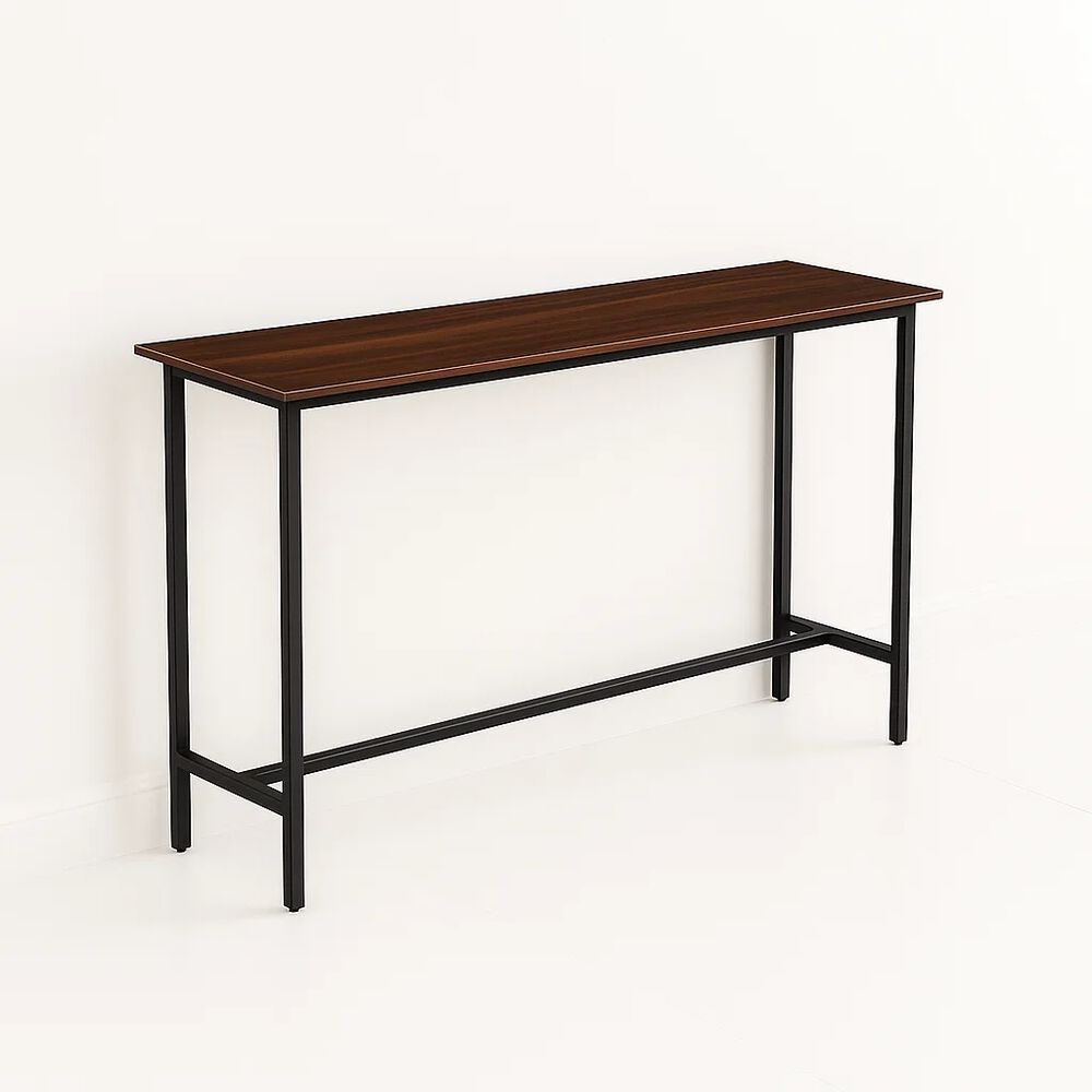 Mesa De Arrimo O Bar Alta Rustik - Madera Oscura Walnut image number 0.0