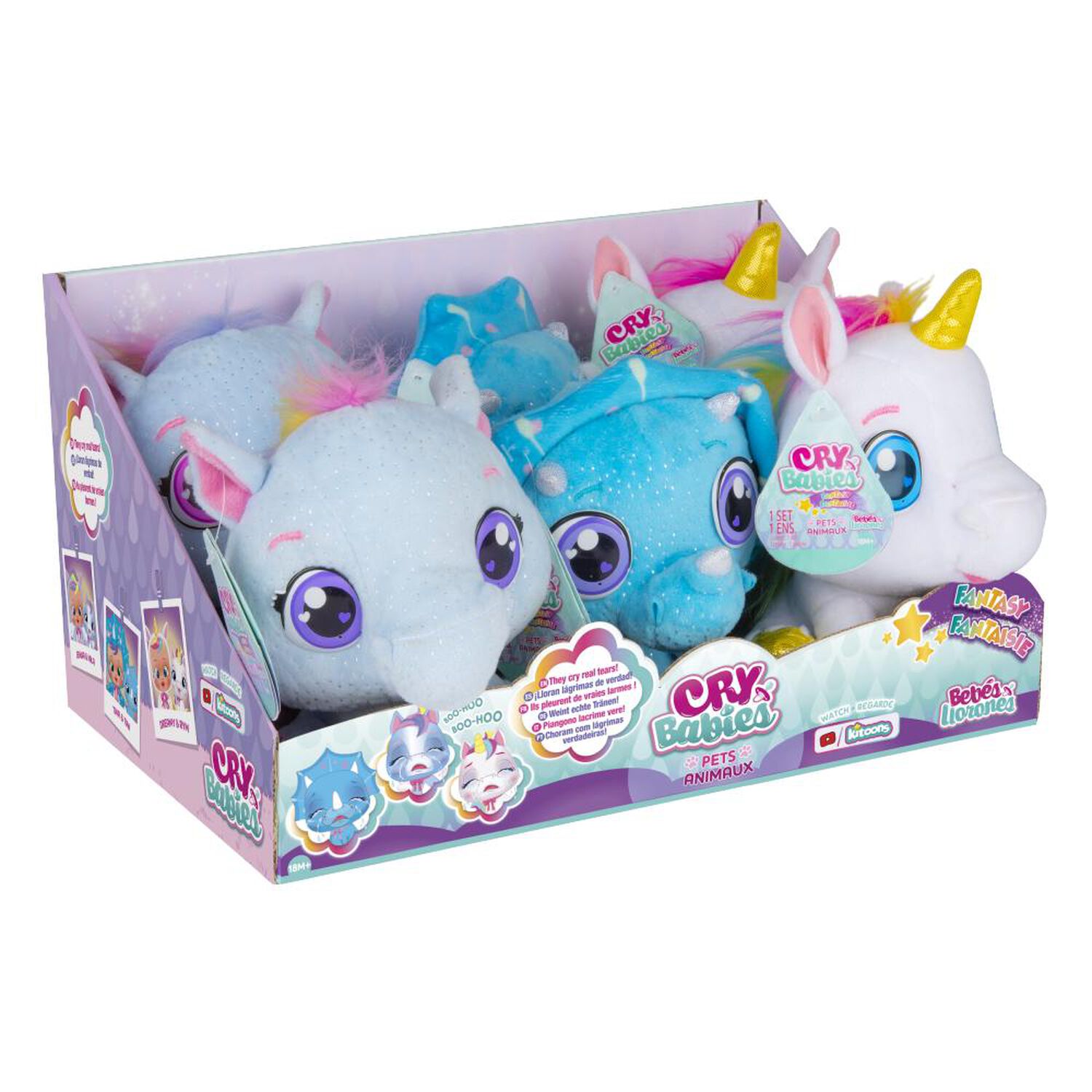 Mu&ntilde;eca Cry Babies Bebes Llorones Mascotas image number 2.0
