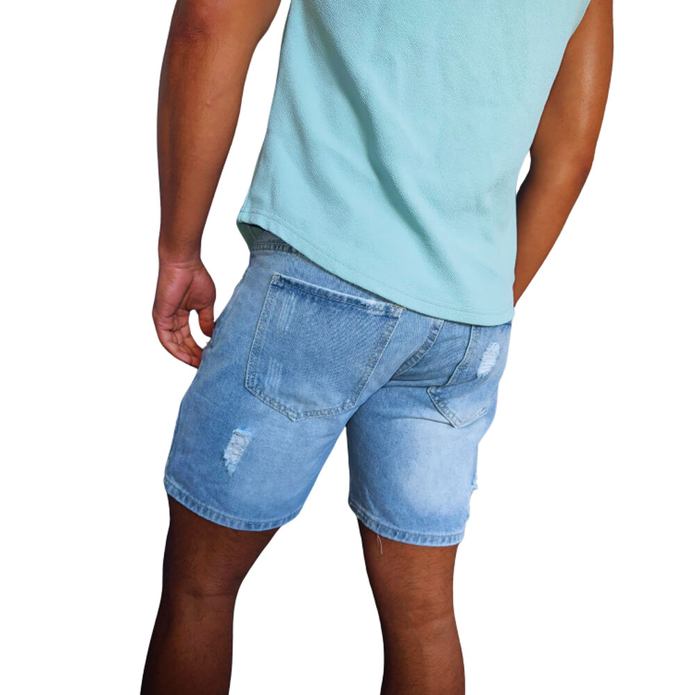 Short Jeans Destroyed Hombre image number 1.0