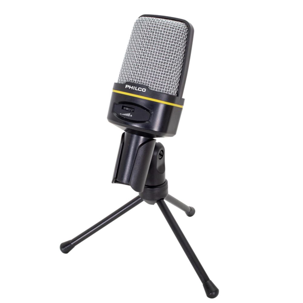Microfono Condensador Semi Profesional Jack 3.5 Con Tripode image number 0.0