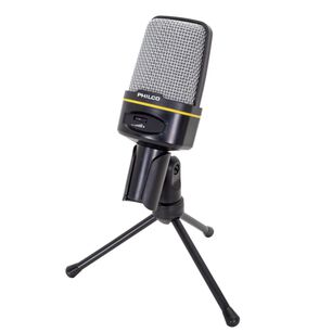Microfono Condensador Semi Profesional Jack 3.5 Con Tripode
