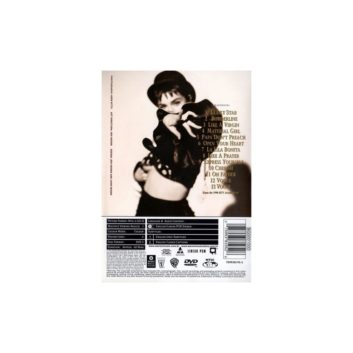 Madonna - The Immaculate Collection | Dvd image number 1.0