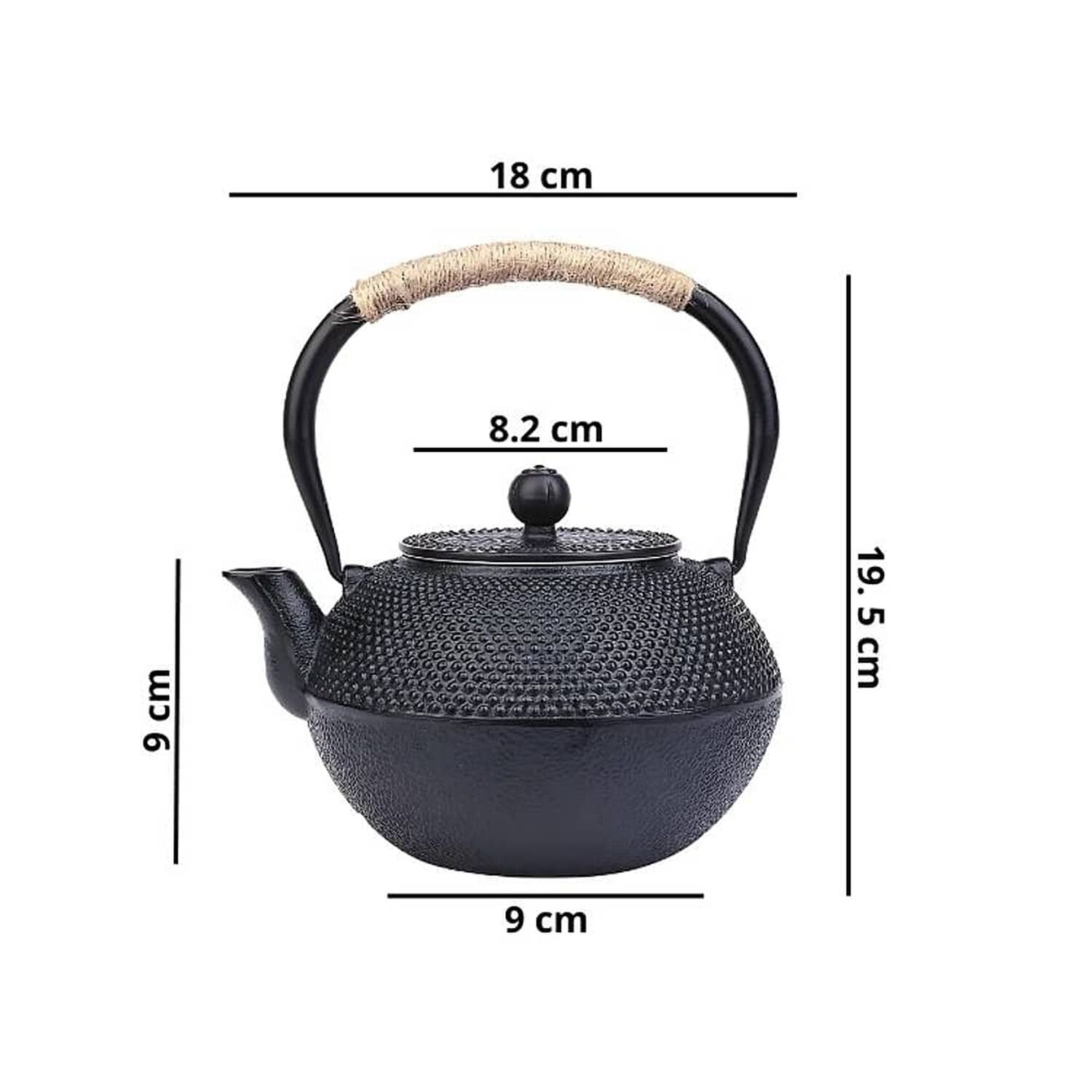 Tetera De Hierro Fundido 1.2l Estilo Japon&eacute;s Antiguo image number 2.0