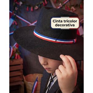 Sombrero Huaso Elegante Ni&ntilde;o Fiestas Patrias