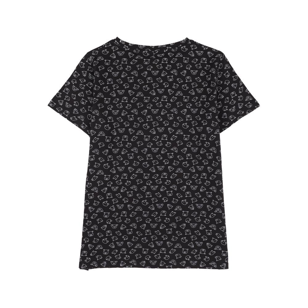 Polera Mico Print Manga Corta Cuello Redondo Mujer Freedom image number 1.0