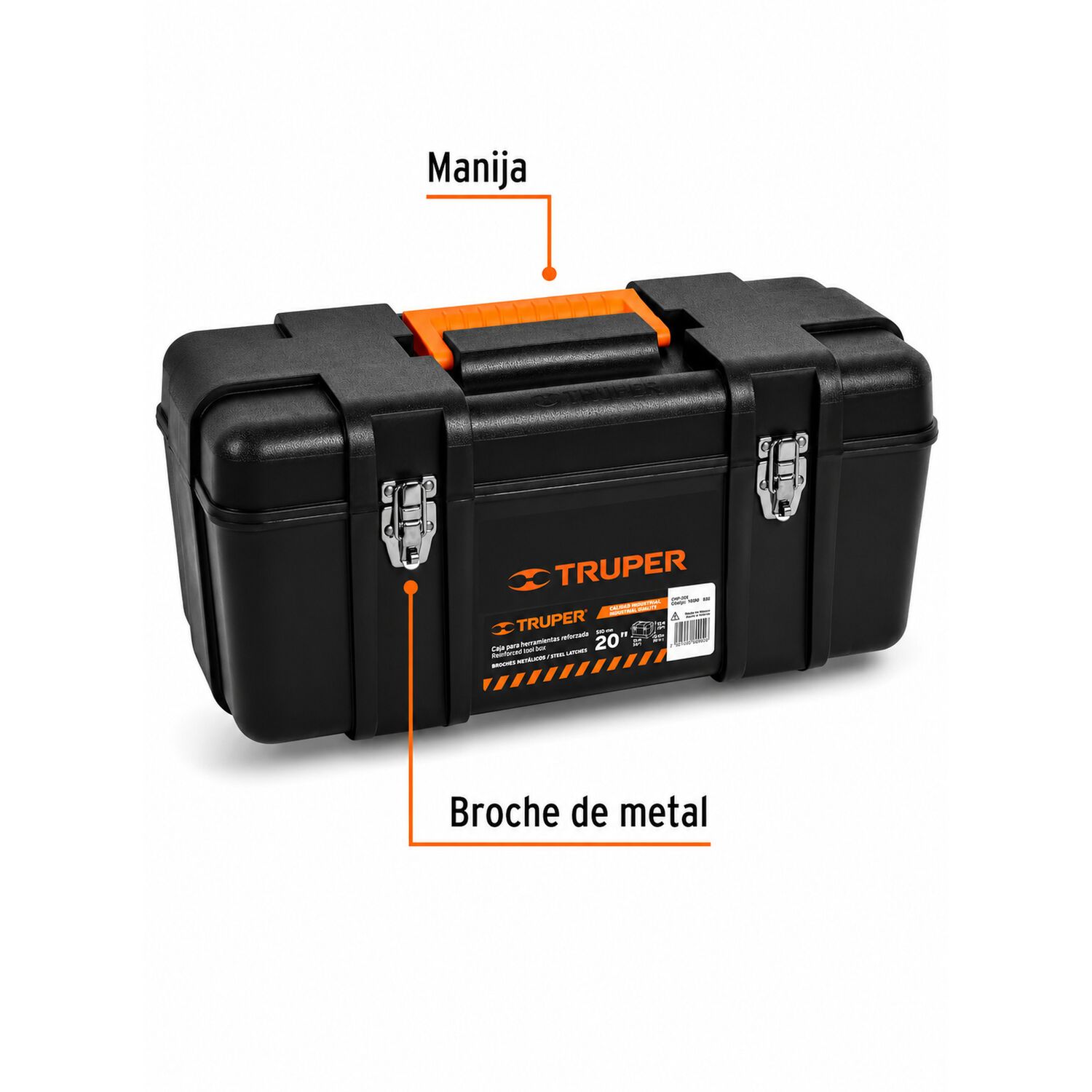 Caja De Herramientas Industrial 20 Truper Chp-20x image number 1.0