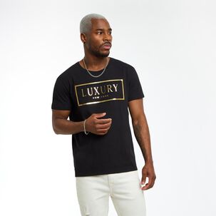 Polera Estampada Manga Corta Cuello Redondo Hombre Rolly Go