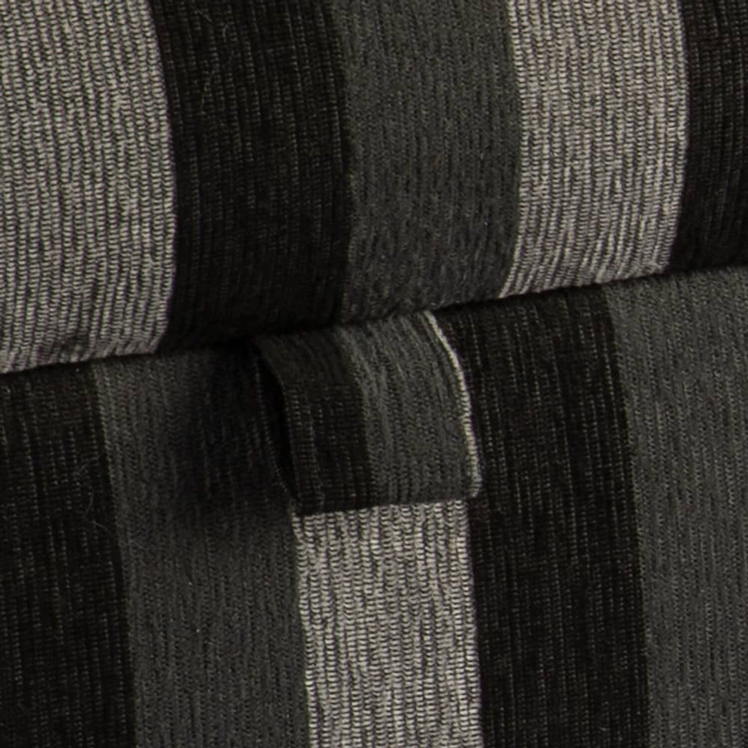 Banqueta Con Ba&uacute;l Leyzy Rayas Negras 40x55x105 Cm M&aacute;xima Design image number 3.0
